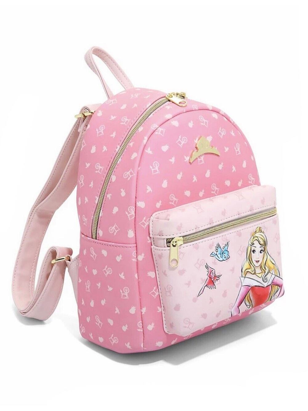 Loungefly Disney Sleeping Beauty Mini Backpack Princess Aurora Birds Sketch